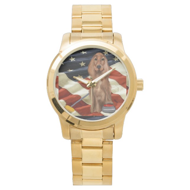 RED SETTER CURLING  WATCH (Front)
