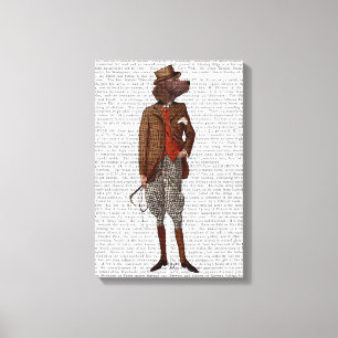 Red Setter Rider Full Canvas Print