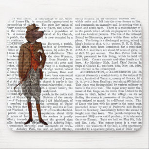 Red Setter Rider Full Mouse Mat