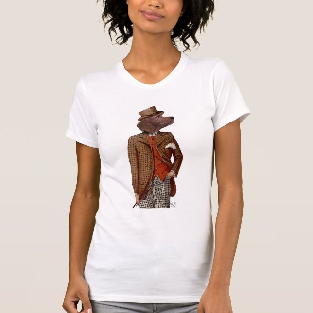 Red Setter Rider Portrait T-Shirt (Front)