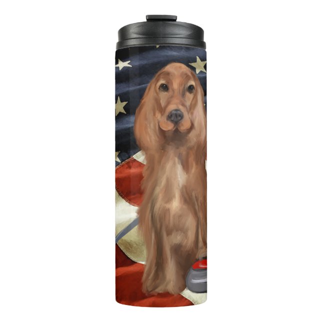RED SETTER THERMAL TUMBLER (Front)