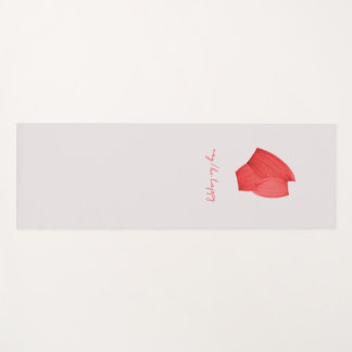Red Shape mit Affirmation Yogamatte Yoga Mat