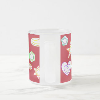 Red shapes mug