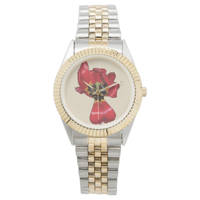 Red Sharon Tulip Watch (Front)
