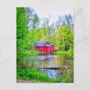 RED SHED POSTCARD