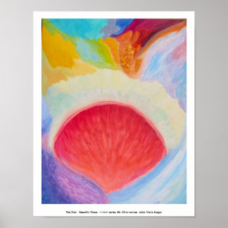 Red Shell - Beautiful Chaos, 11" x 14" series, #5 Poster