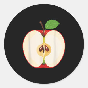 Red Shirt Adult Men Women Kids Costume  Classic Round Sticker