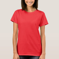 Red Shirt | Womens | Ladies | Teen |Cotton T Shirt