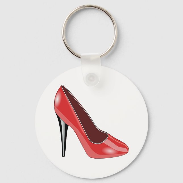 Red Shoe Key Ring (Front)