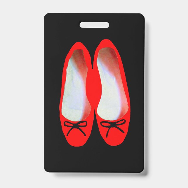 red shoes ID badge (Front)