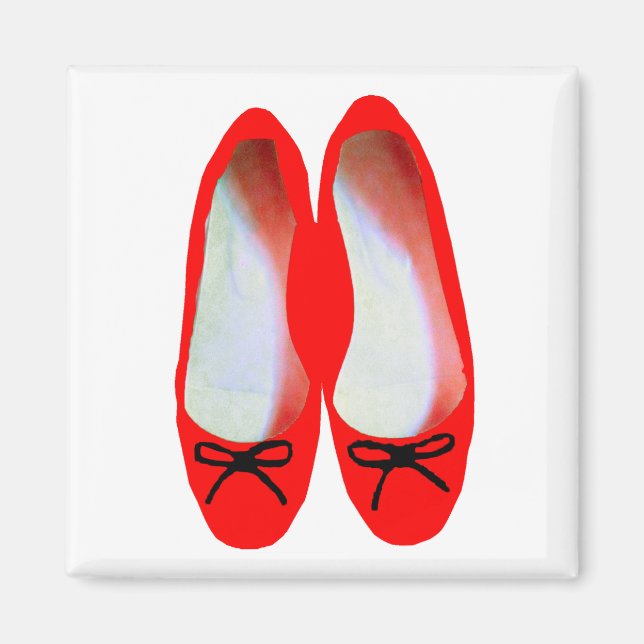 red shoes magnet (Front)