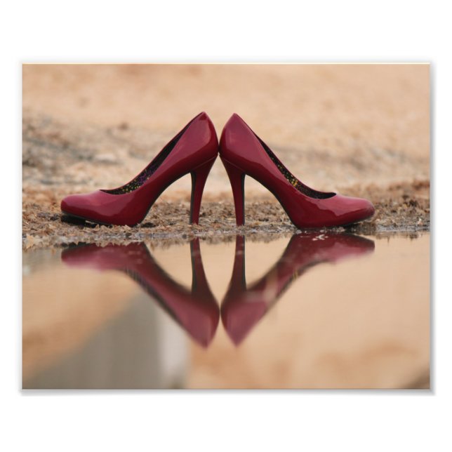 Red Shoes Photo Print (Front)