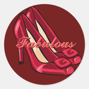 Red Shoes Stickers