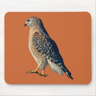 Red Shoulder Hawk Mouse Mat