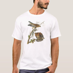 Red-shouldered Hawk by Audubon T-Shirt