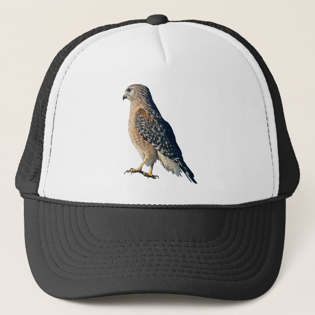 Red-shouldered Hawk Hat (Front)