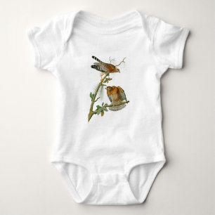 Red-shouldered Hawk John Audubon Birds of America Baby Bodysuit