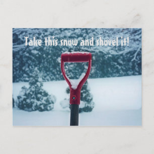 Red Shovel postcard