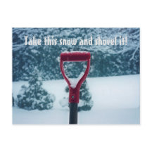 Red Shovel postcard