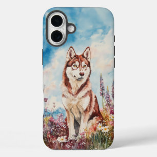 Red Siberian Husky - Tough Phone Case