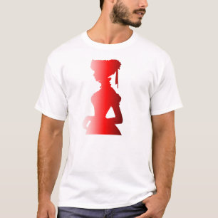 Red Silhouette 1800 Fashion England Woman 1 T-Shirt