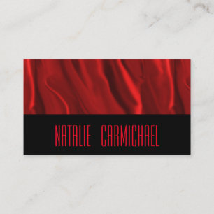 Red Silk Business Card
