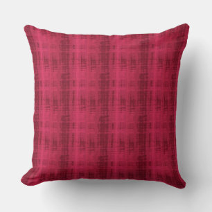 Red Silk Decorative Pillow