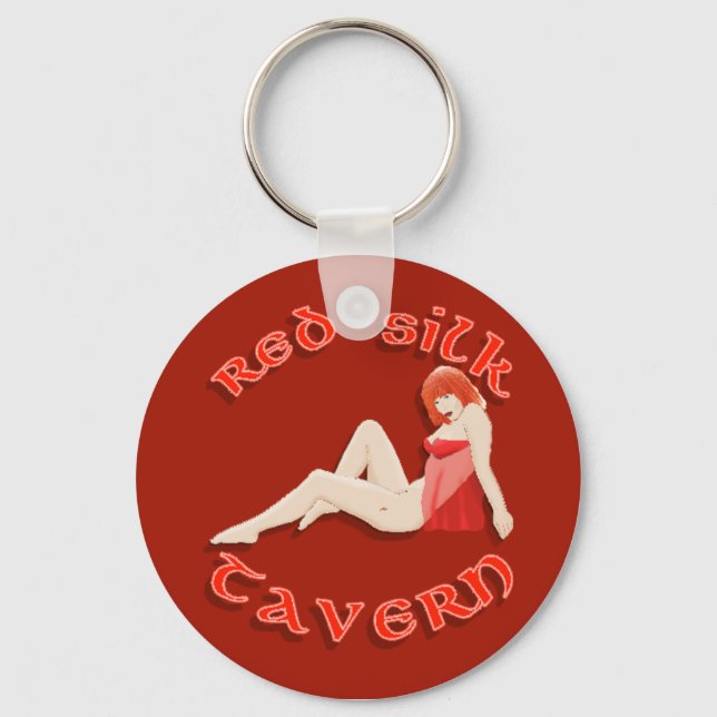Red Silk Keychain (Front)