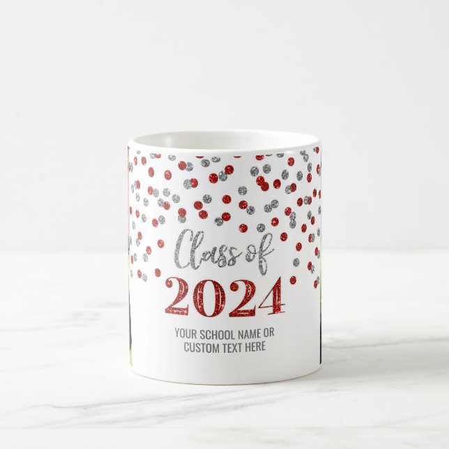 Red Silver Class of 2024 Coffee Mug (Center)