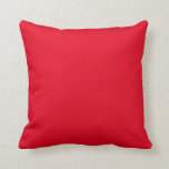 Red Simple Solid Color Cushion<br><div class="desc">Red Simple Solid Color Throw Pillow</div>