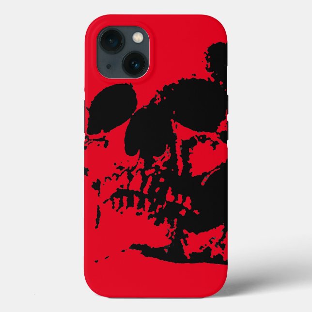 Red Skull Case-Mate iPhone Case (Back)