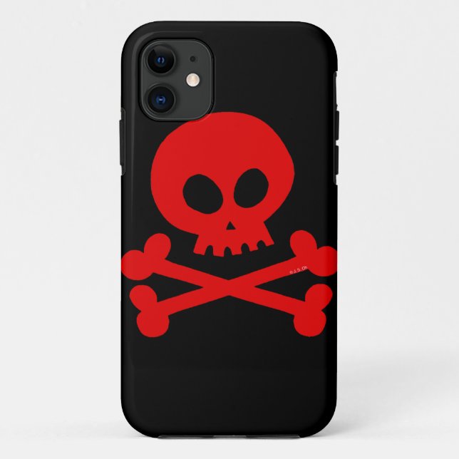 red skull Case-Mate iPhone case (Back)