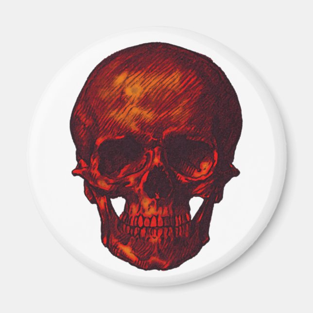 Red Skull Magnet (Front)