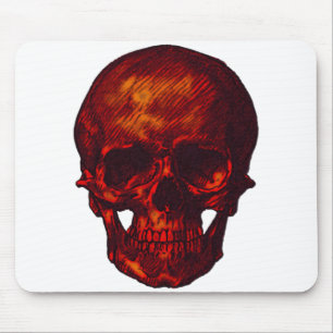 Red Skull Mouse Mat