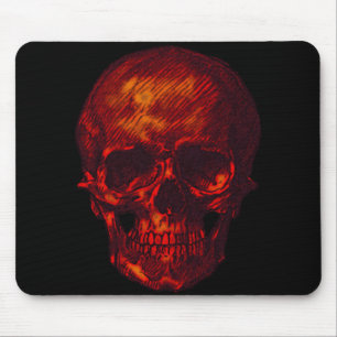 Red Skull Mouse Mat