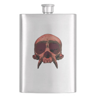 Red Skull portable flask