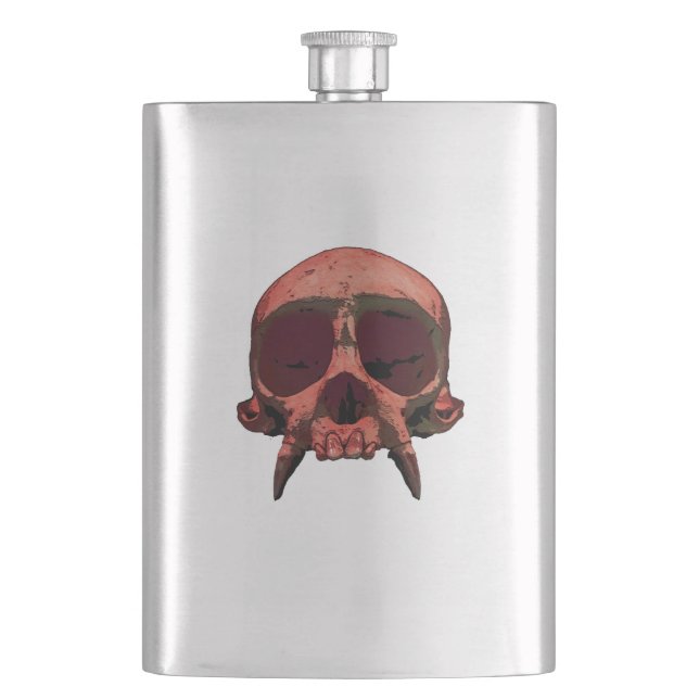 Red Skull portable flask (Front)