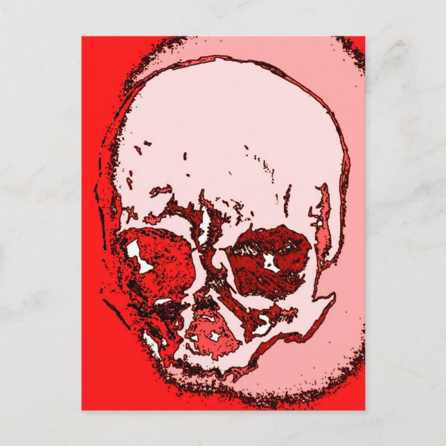 Red Skull Postcard (Front)