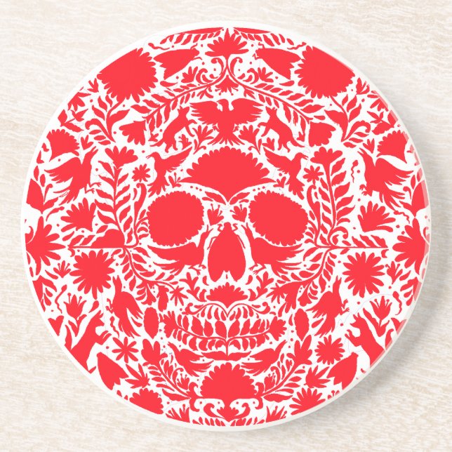 RED SKULL PRODUCTS COASTER (Front)