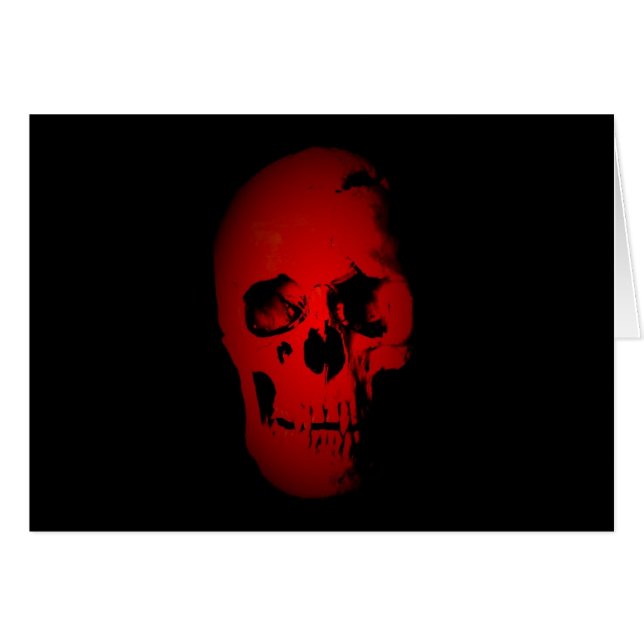 Red Skull Skeleton (Front Horizontal)