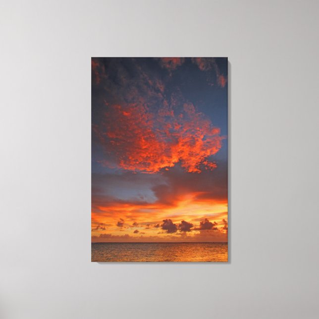 RED SKY 24x36 Canvas Print (Front)