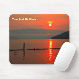 Red Sky At Morning Mouse Mat
