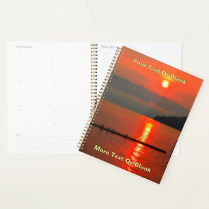 Red Sky At Morning Planner