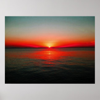 Red Sky at Night Poster