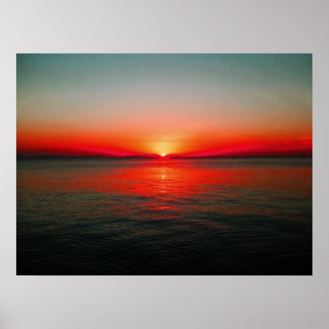 Red Sky at Night Poster (Front)