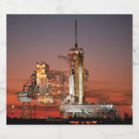 Red Sky for Space Shuttle Atlantis Launch