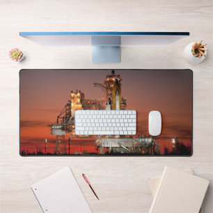 Red Sky for Space Shuttle Atlantis Launch Desk Mat