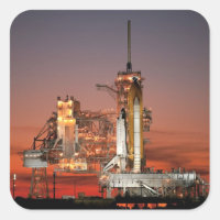 Red Sky for Space Shuttle Atlantis Launch