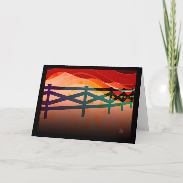 Red Sky Shepherd Card (Front)