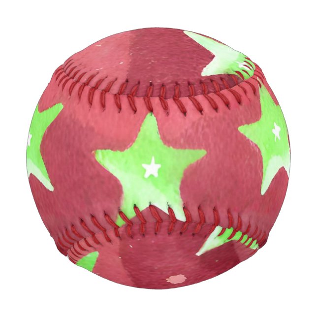 red sky with stars baseball (Back)